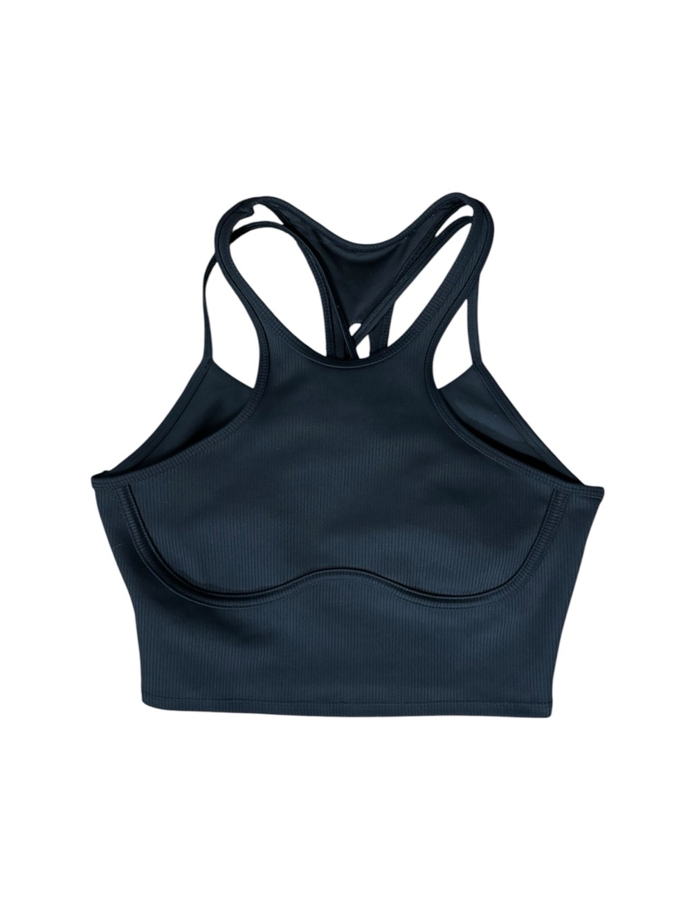 ALO YOGA | Ribbed Airlift Enchanted Bra Tank Top in Black, Size Small - Picture 5 of 8